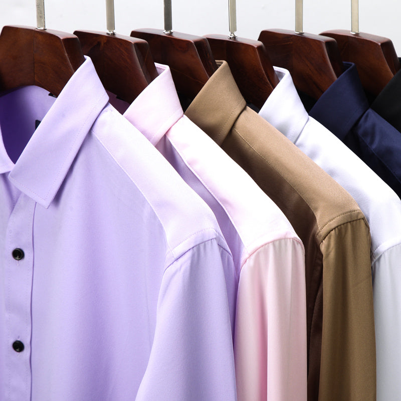 Anti-wrinkle Elasticity Slim Fit Shirts