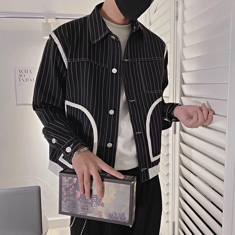 Cool and Stylish Vertical Striped Jacket