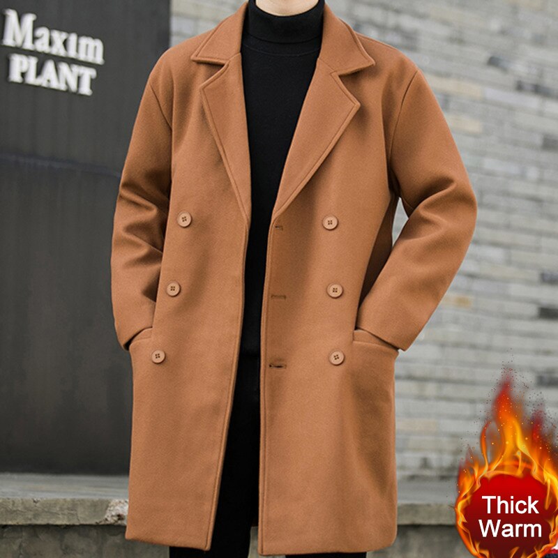 Double Breasted Woolen Coat