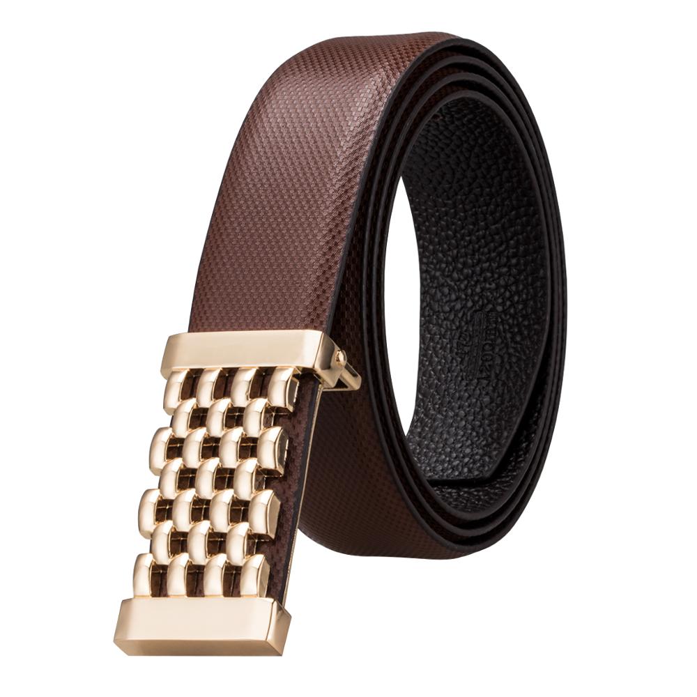 Net Style Gold Color Alloy Buckle Men Belt