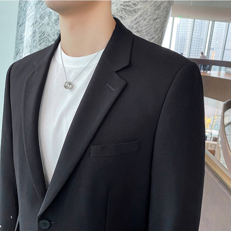 Spottings Dots Printed Black Blazer