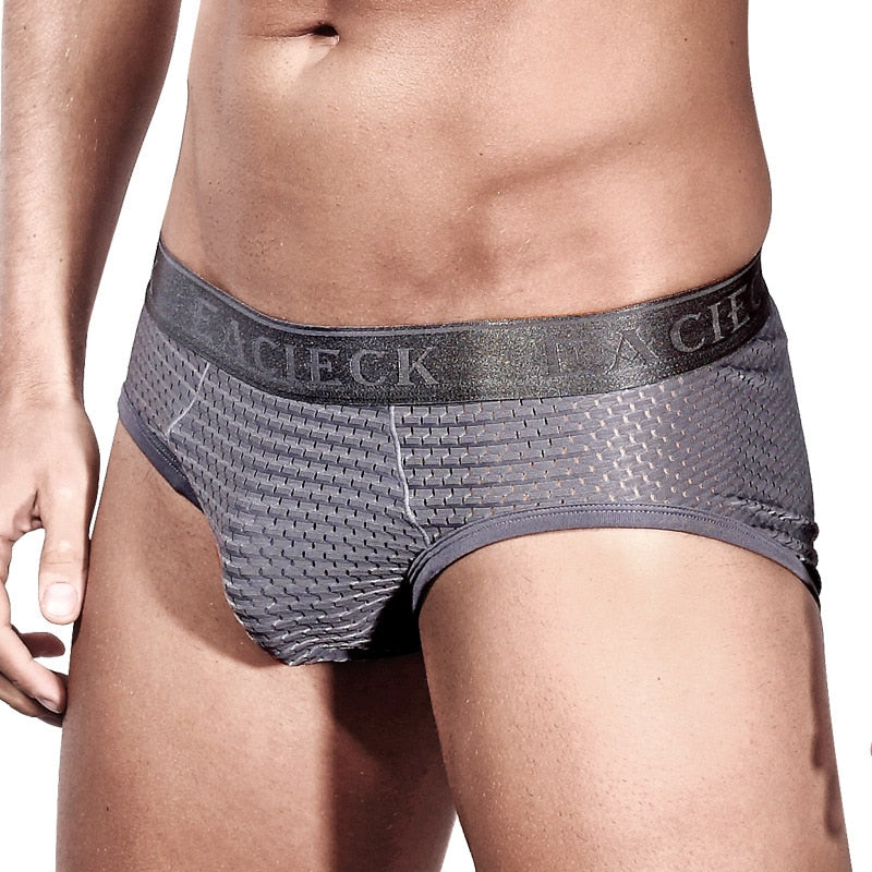 Monocolor Silk Hollow Men Underwear