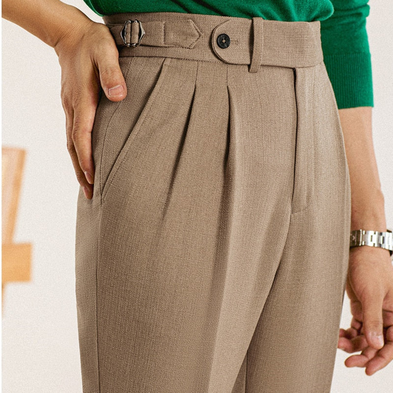 Sand Fawn Solid Trouser