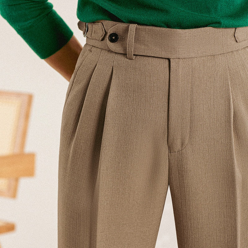 Sand Fawn Solid Trouser