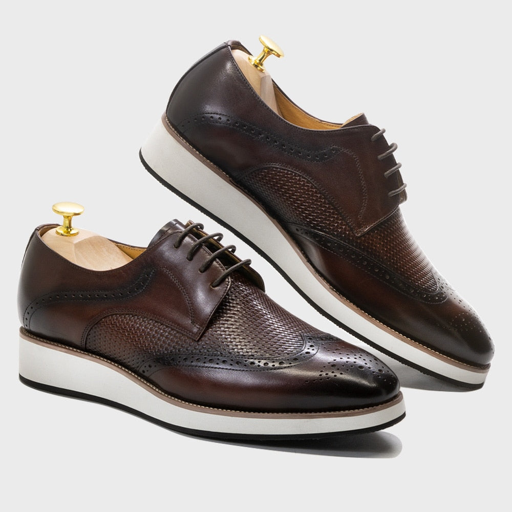 Classic Wingtip Derby Shoes