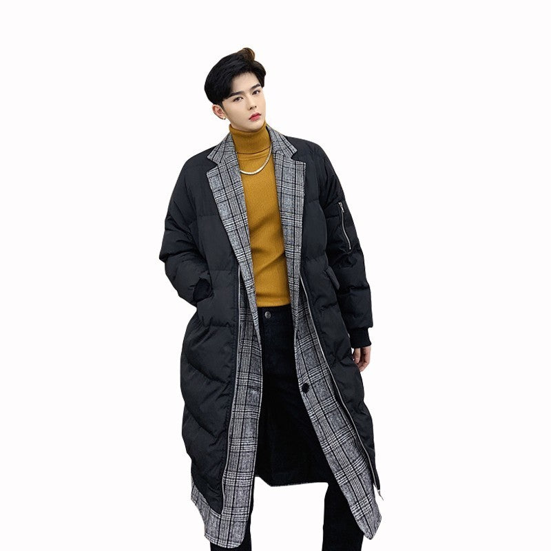 Winter Mix Coat and Padding Outer Men Long Jacket