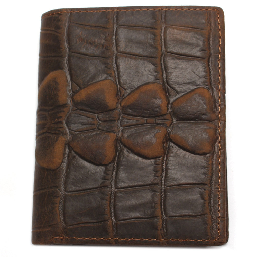 Crocodile Style PU Leather Wallet