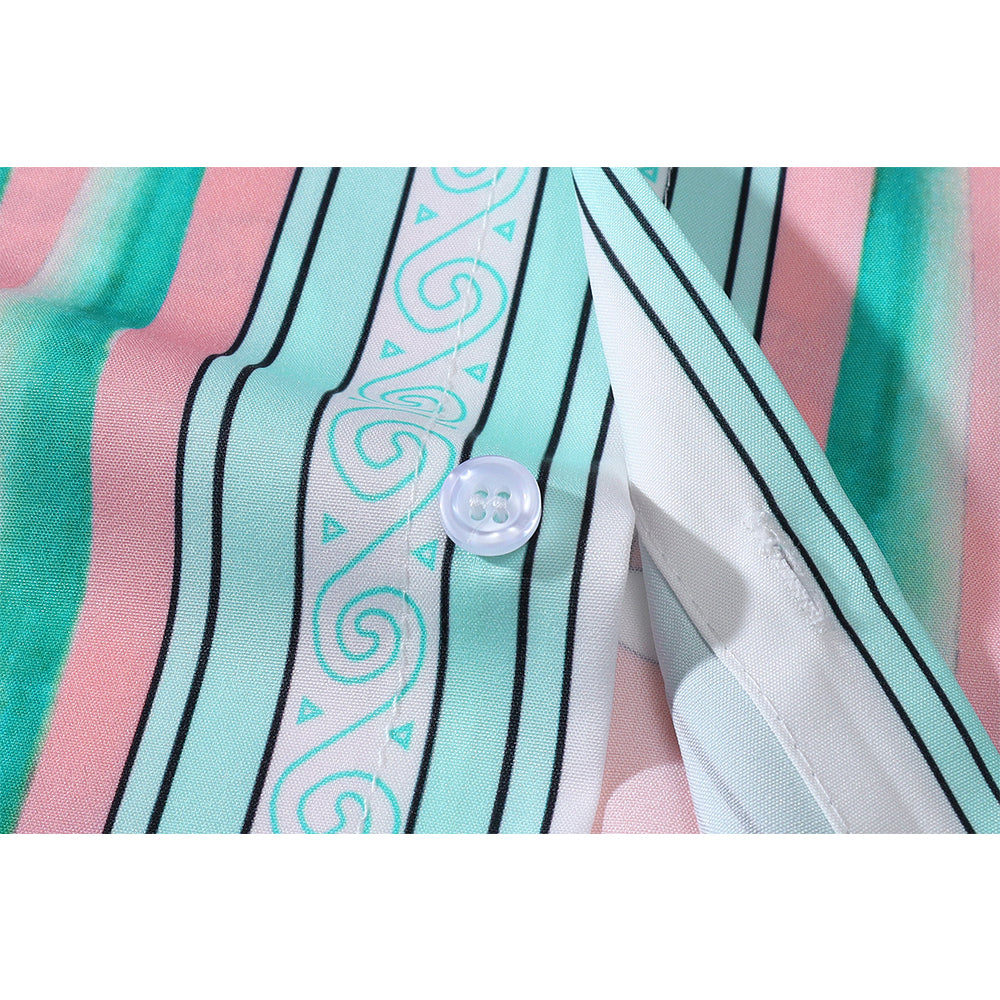 Floral Pink Polyester Shirt