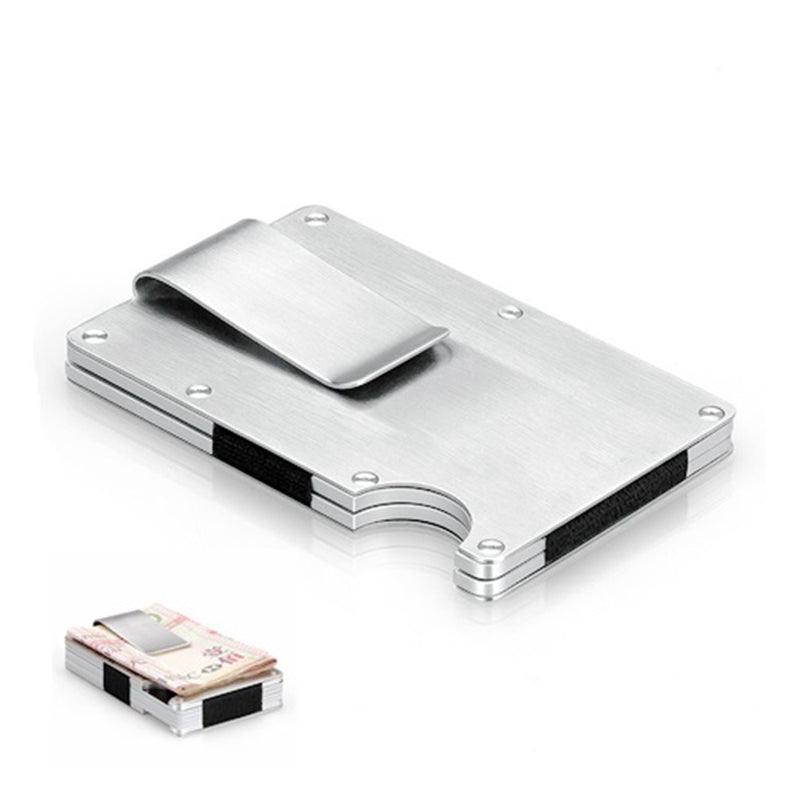 Metal Ultra-Thin Multi-Function High Capacity Men Money Clip