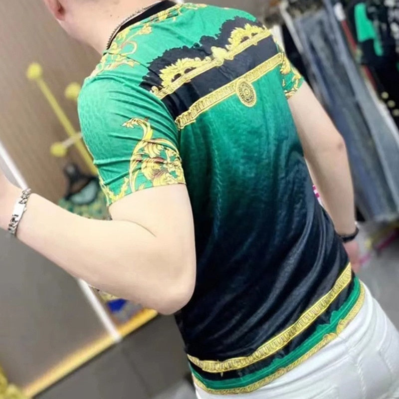 European Baroque Court Print T-Shirt