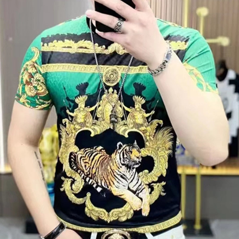 European Baroque Court Print T-Shirt