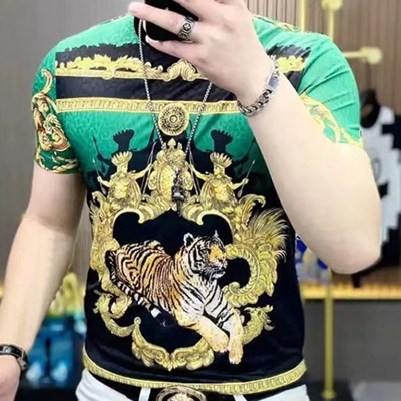 European Baroque Court Print T-Shirt