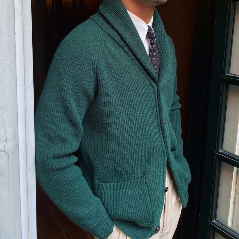 Newburyport Shawl Lapel Cardigan