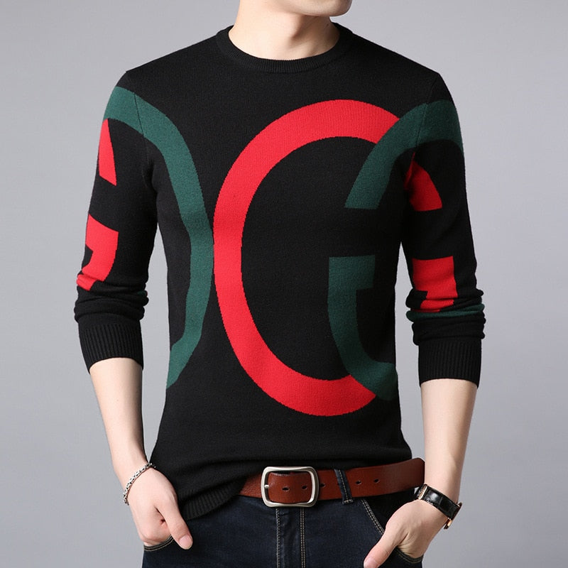 British Wool Cashmere G-Lettered Knitwear