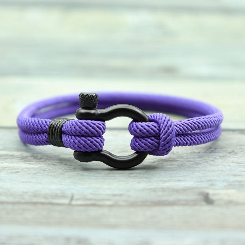 Milan Rope Horseshoe Buckle Bracelet