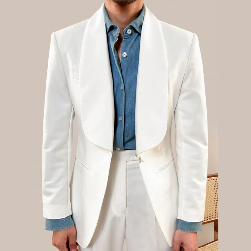 Low Collar Casual Polyester Blazer