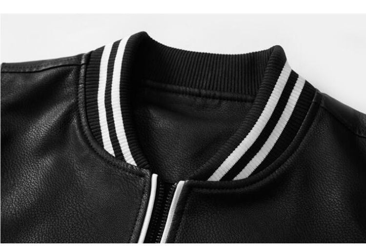 Casual Biker Leather Jacket