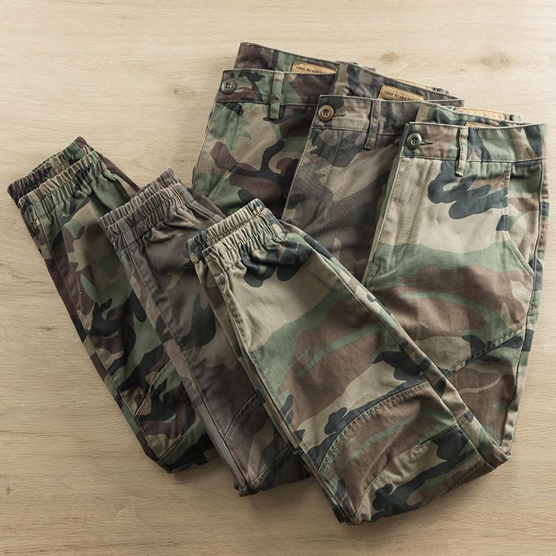 Polyester Camouflage Jogger Pants