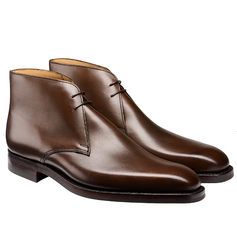 Lace-up Calf Leather Chukka Boots