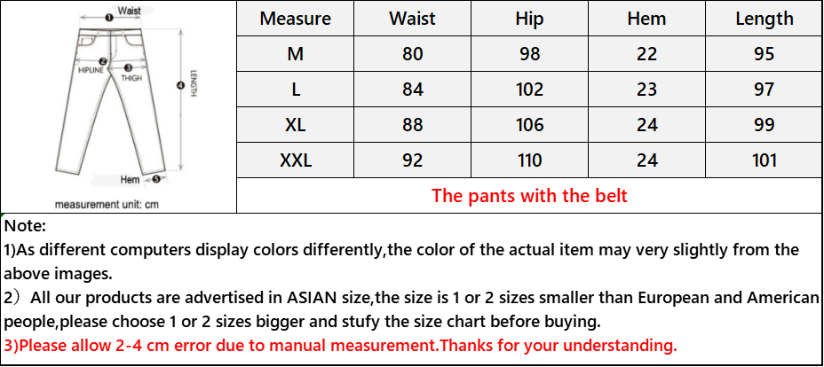 Black White Casual Loose Fit Fluorescent Style Men Jogger Pants