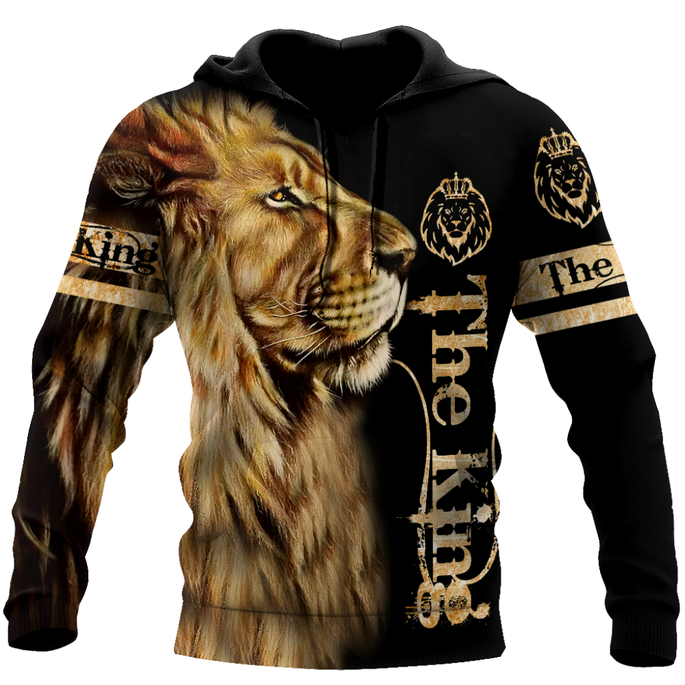 The King Lion Printed Men's Hoodie