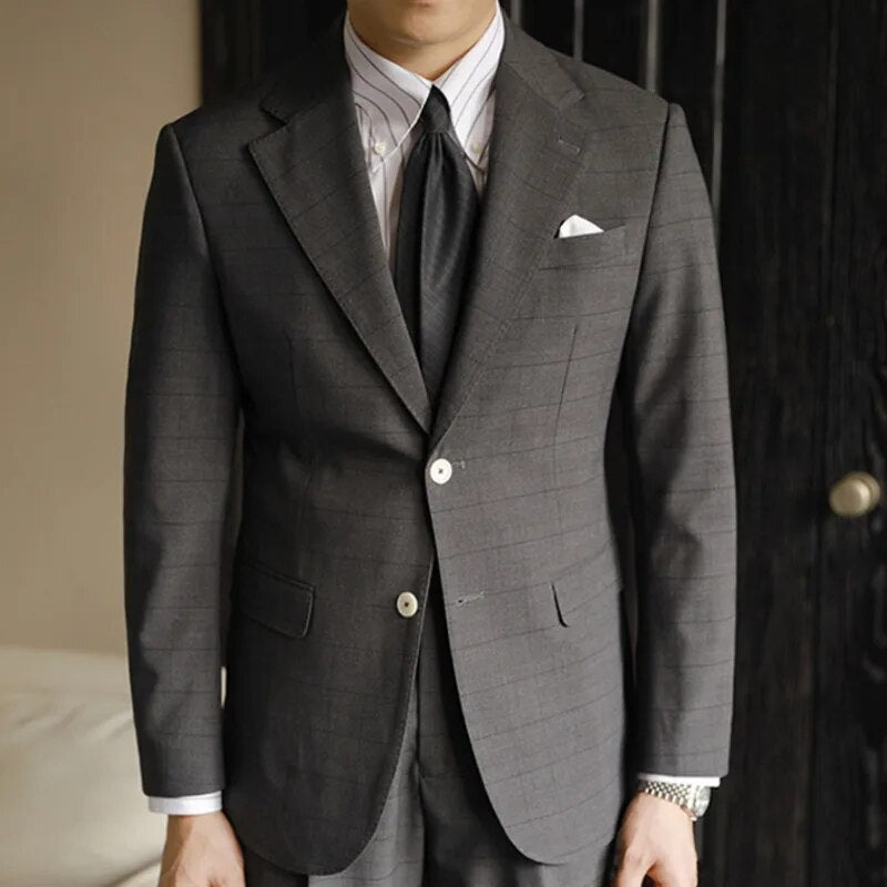 Formal Look Single Breasted Polyester Suit