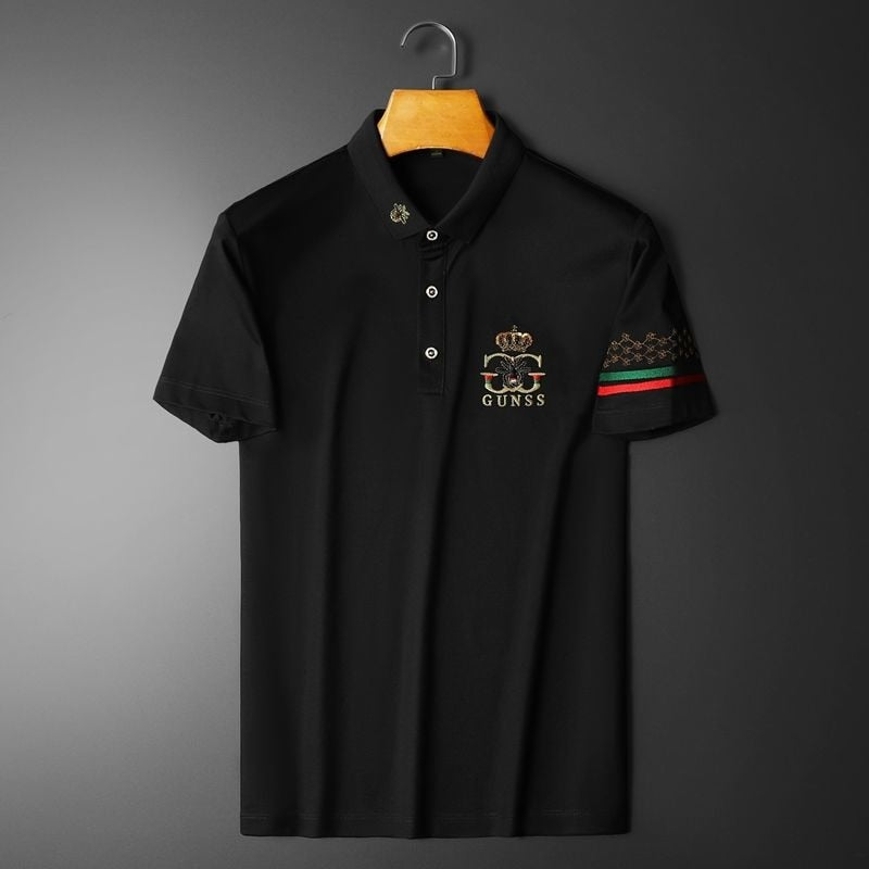 Crown Gunss Embroidery Polo Shirts