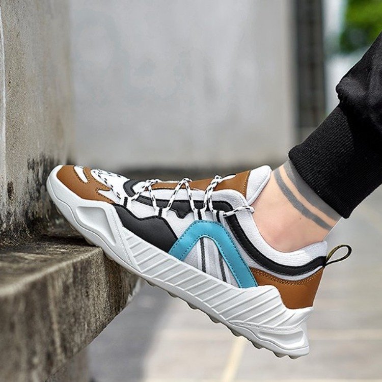 Colorful Summer Casual Mesh Chunky Breathable Men Sneaker