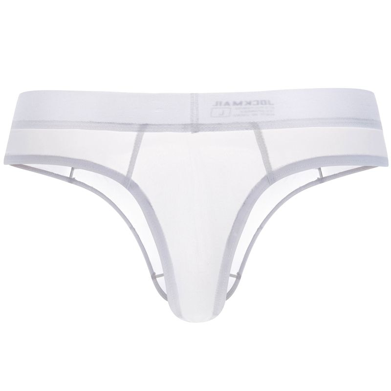 Solid See-Through Man Thong Briefs