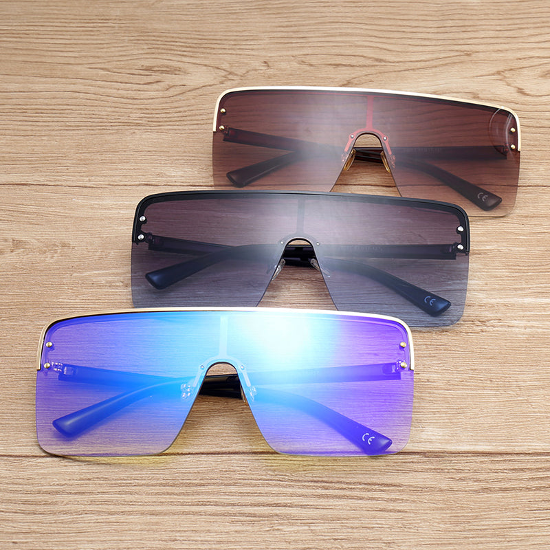 Cool Square Shield Style Men Sunglasses