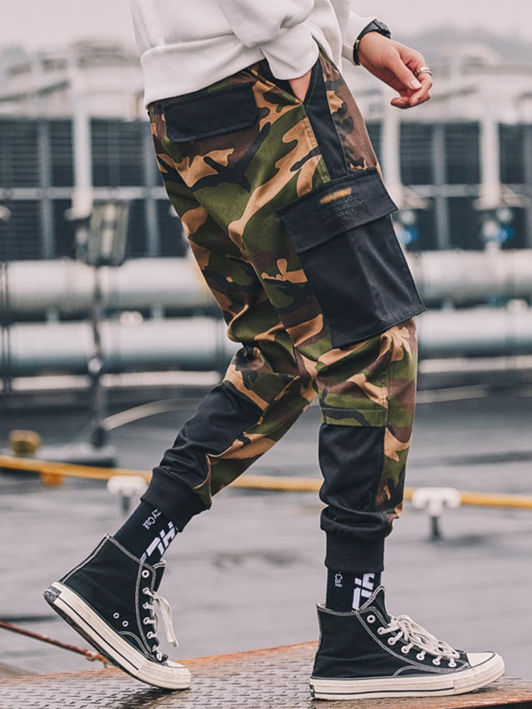 Army Camouflage Jogger Cargo Style Men Pants - FanFreakz