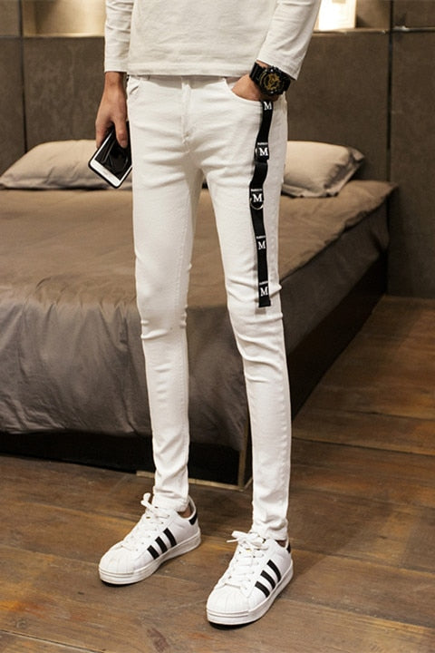 Skinny Jeans Men  Slim Fit  Casual Simple