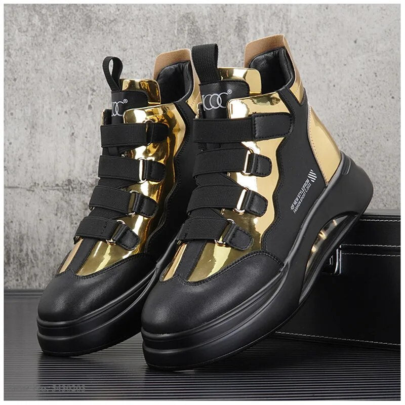 Shiny Luxury Design High Top Sneakers