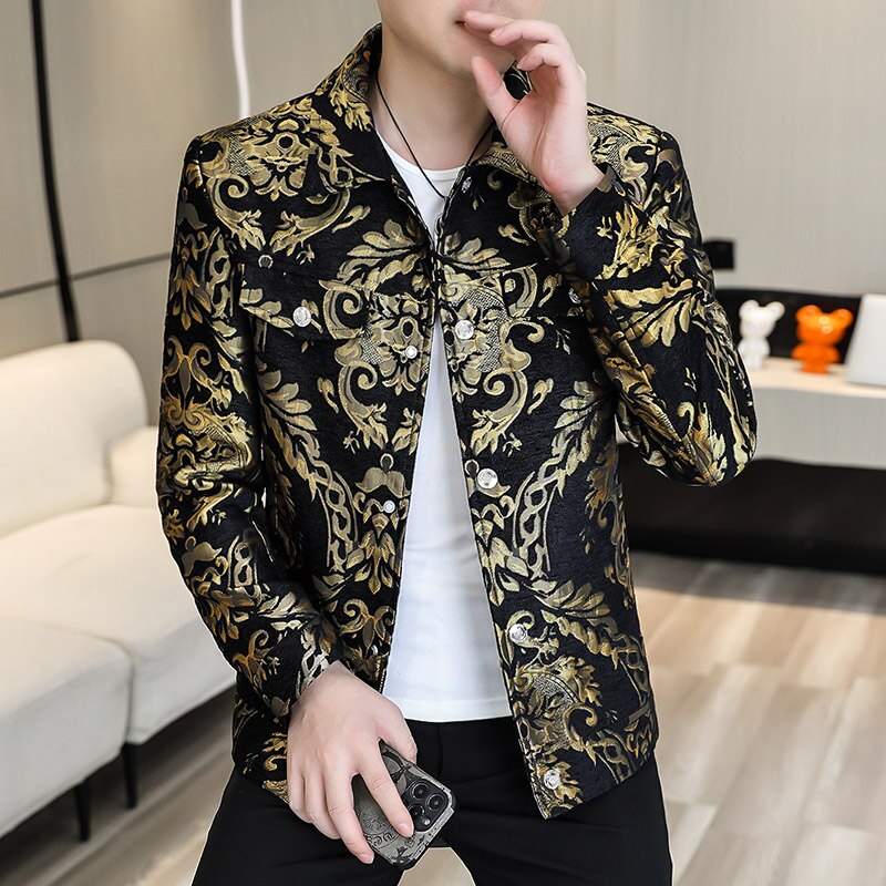 Luxury Jacquard Pattern Jacket