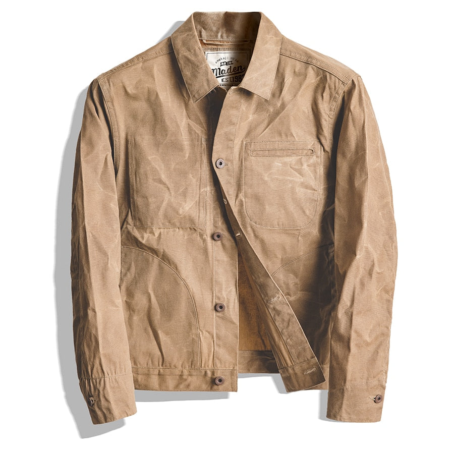 Cotton Safari Classic Style Men Casual Jacket