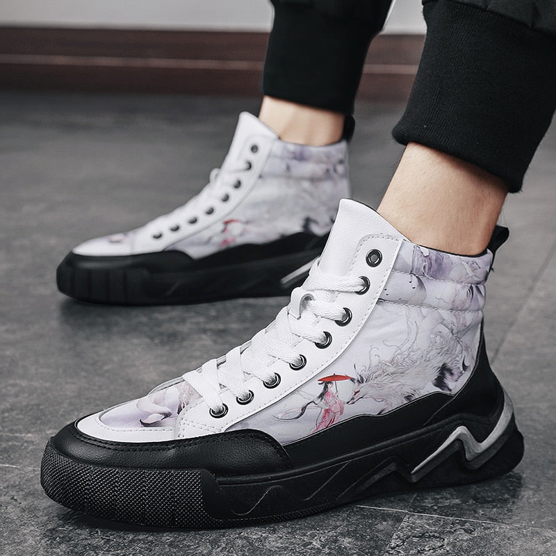 Classic High Top Shoes Jogging Light Sneaker