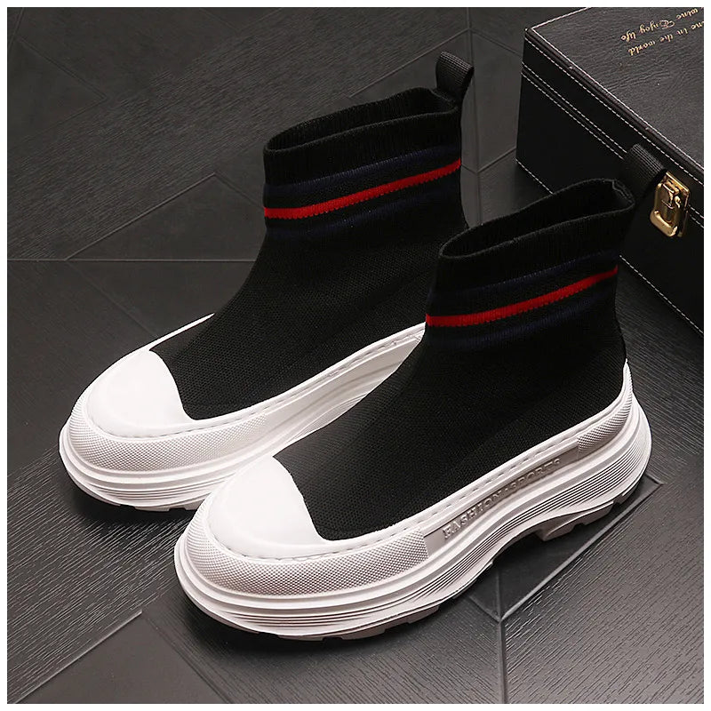 Fashion Streetwear High Top Platform Sneakers