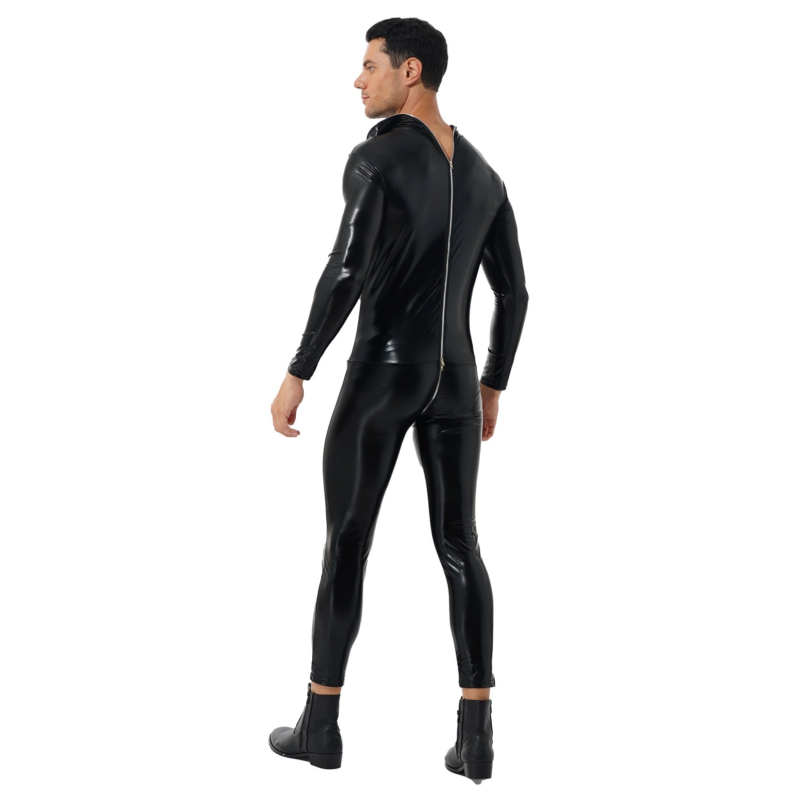 Latex Catsuit Wet Look Jumpsuit