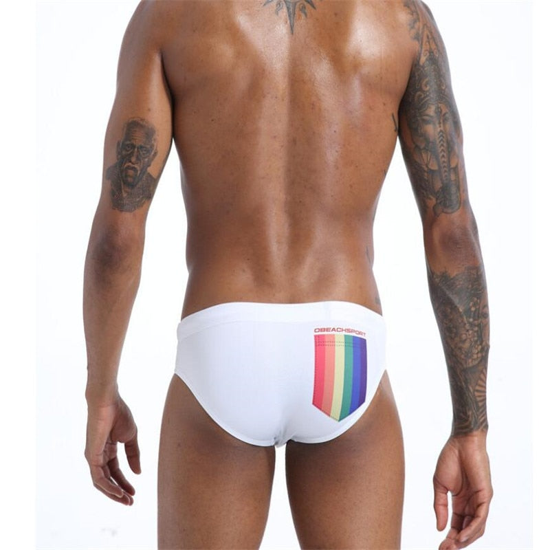 Fire Wing Printed Sporty Brief Underwear