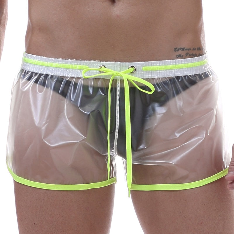 Transparent Solid Linings Style Shorts