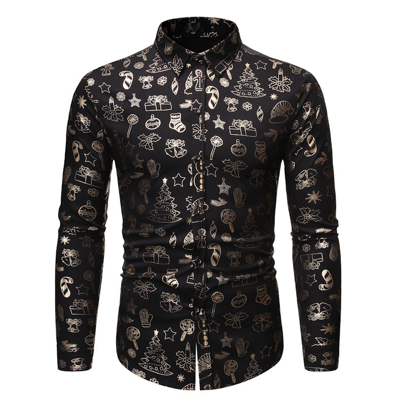 Silver Cartoon Full Printed Long Sleeve Shirt