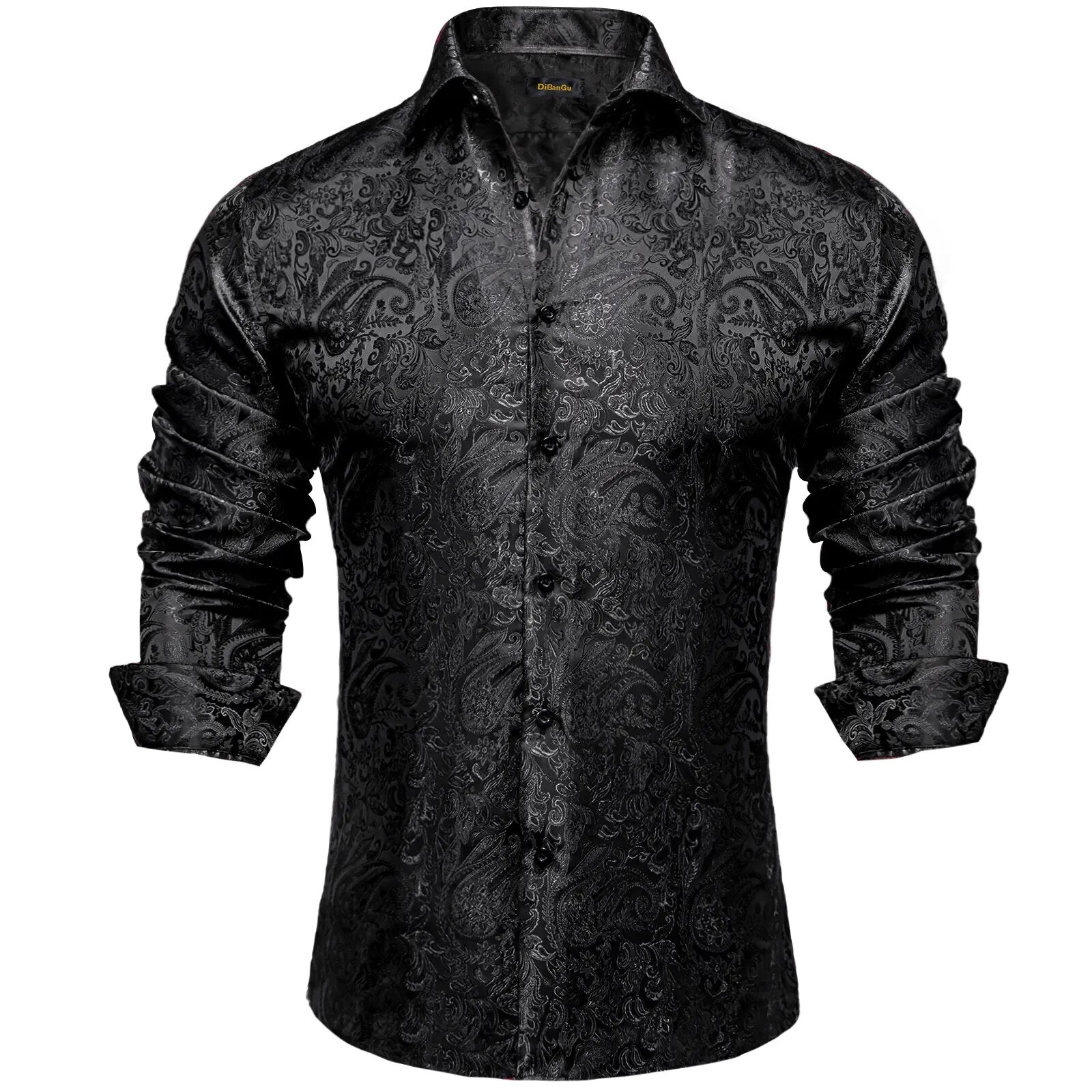 Paisley Silk Dress Shirt