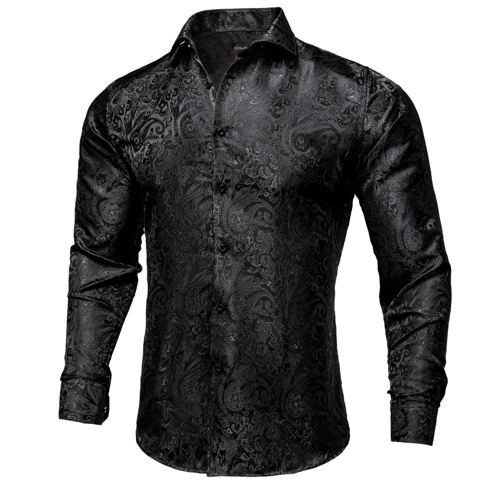 Paisley Silk Dress Shirt