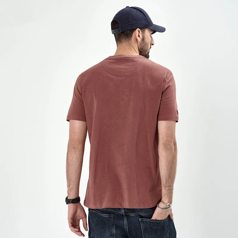 Retro Vintage Printed Short Sleeved T-Shirt