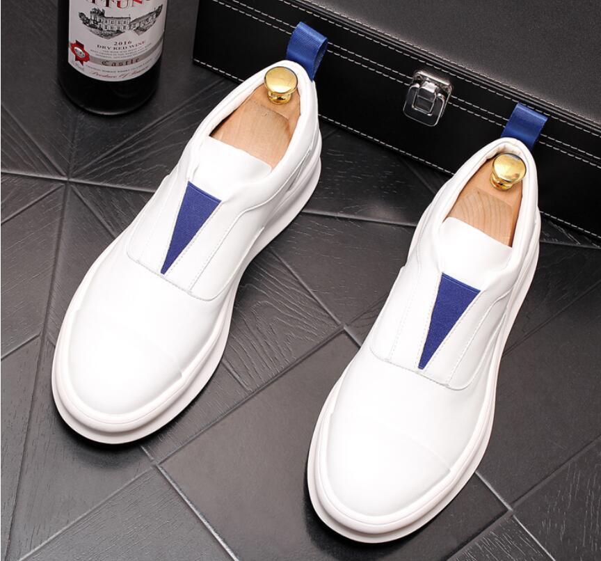 Pure White Colorful Accent Decorated Sneaker