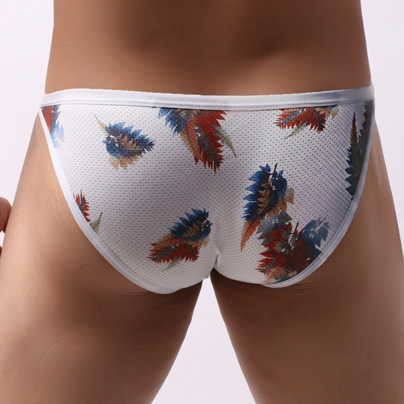 Multi-Color Pattern Breathable Man Brief Thongs