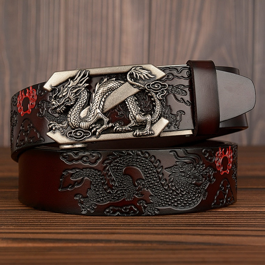 Z Letter Dragon Decorated Belt