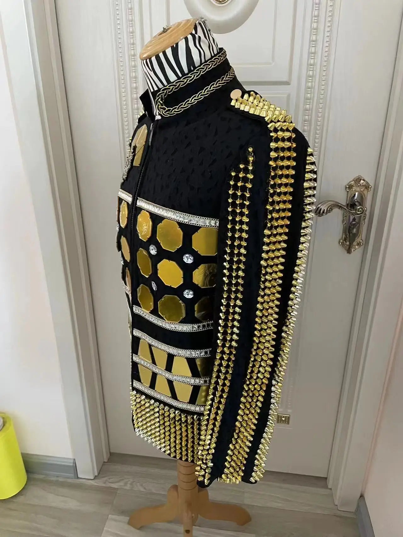 Gold Mirror Lens Rivets Performance Jacket