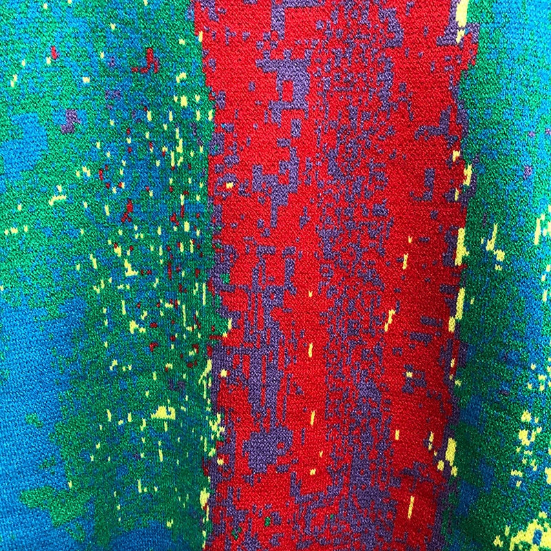 Contrasting Colors Line Pullover Sweater