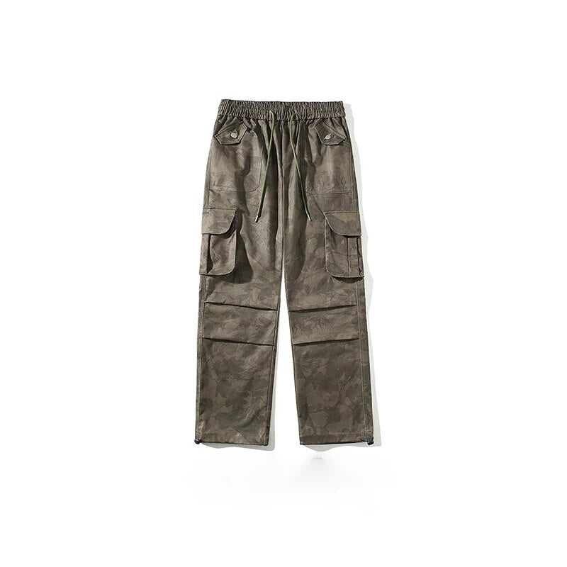 Casual Camouflage Pattern Cargo Pants